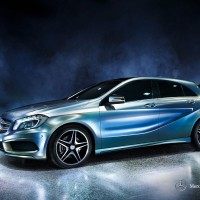 Mercedes A-klasse: слева сбоку